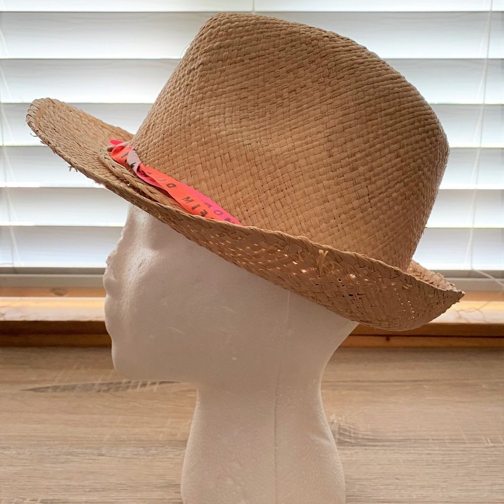 NWT Sz OS Live Worldly Orange/Pink Ipanema Fedora